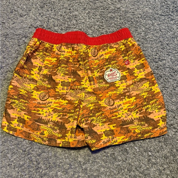 Shiner and Magellan Outdoors Orange Camouflage Shorts Size L - Picture 4 of 5